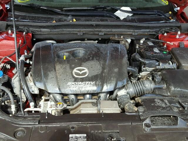 JM1BM1M78E1103453 - 2014 MAZDA 3 GRAND TO RED photo 7