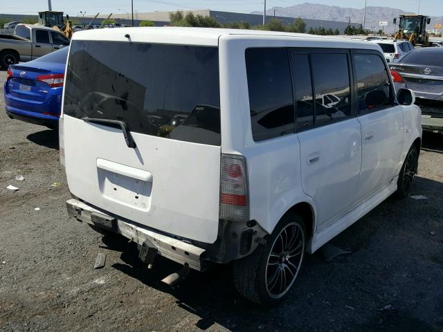 JTLKT324264042354 - 2006 TOYOTA SCION XB თეთრი ფოტო 4