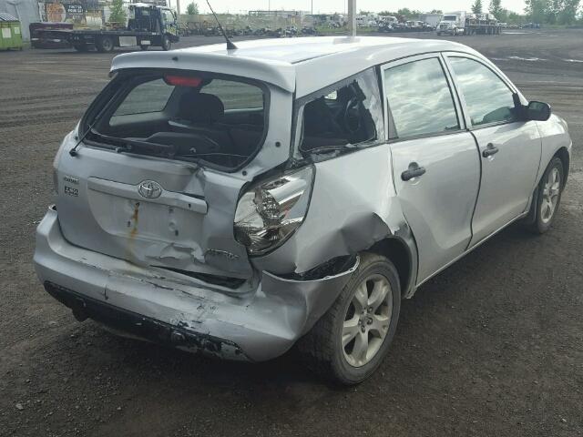 2T1KR32E55C867898 - 2005 TOYOTA COROLLA MA SILVER photo 4