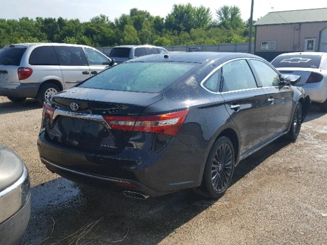 4T1BK1EB6GU217151 - 2016 TOYOTA AVALON XLE BLACK photo 4
