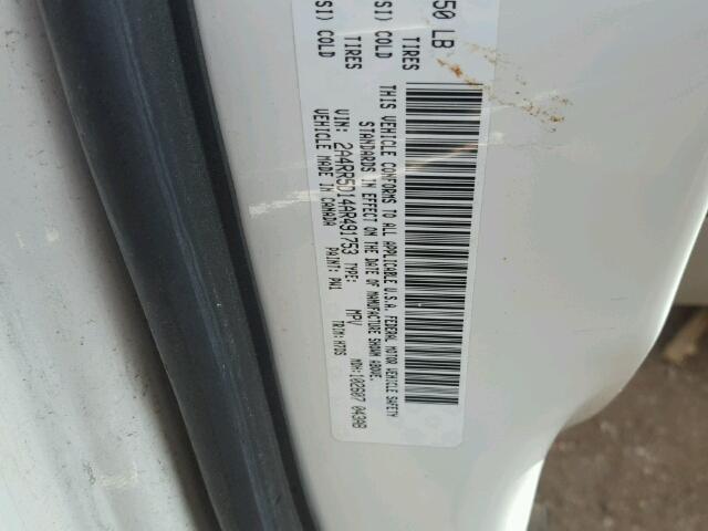 2A4RR5D14AR491753 - 2010 CHRYSLER TOWN & COU 白色 照片 10