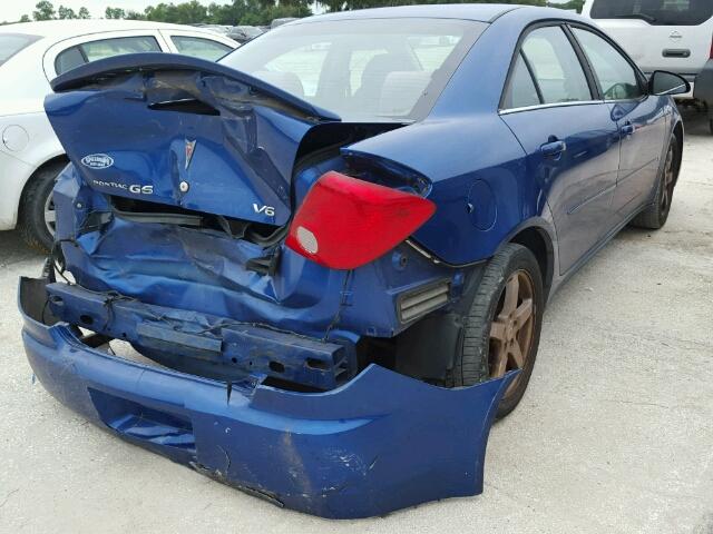 1G2ZG58N674114866 - 2007 PONTIAC G6 BASE BLUE photo 4