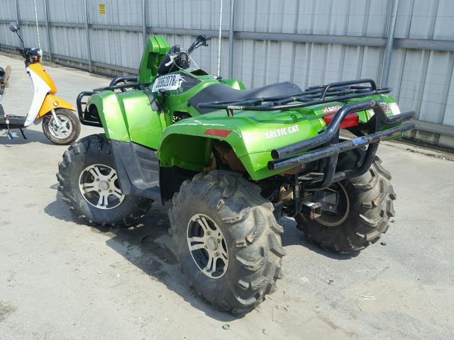 4UF09ATVX9T214114 - 2009 ARCTIC CAT ATV GREEN photo 3