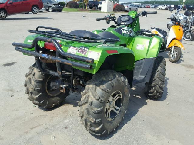 4UF09ATVX9T214114 - 2009 ARCTIC CAT ATV GREEN photo 4