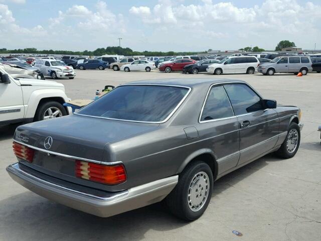 WDBCA45DXGA228765 - 1986 MERCEDES-BENZ 560 SEC GRAY photo 4