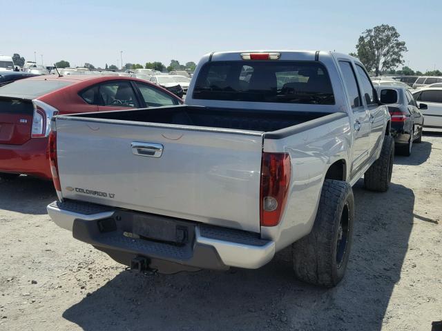 1GCHTCFE4C8103734 - 2012 CHEVROLET COLORADO L SILVER photo 4