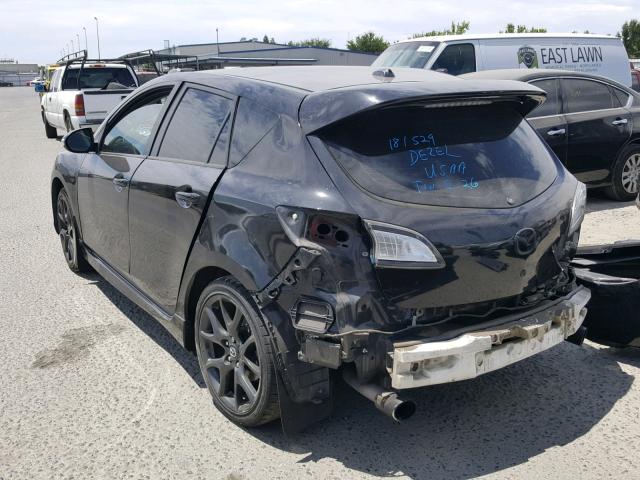 JM1BL1L49D1818539 - 2013 MAZDA SPEED 3 BLACK photo 3