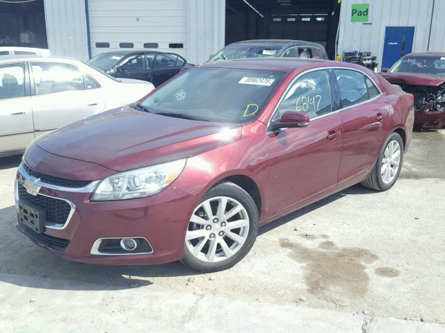 1G11D5SL7FF149744 - 2015 CHEVROLET MALIBU 2LT MAROON photo 2