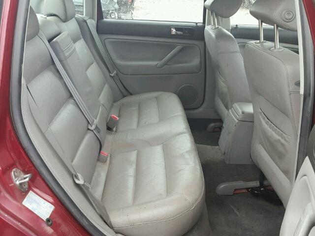 WVWPD63B01P297623 - 2001 VOLKSWAGEN PASSAT GLS RED photo 6