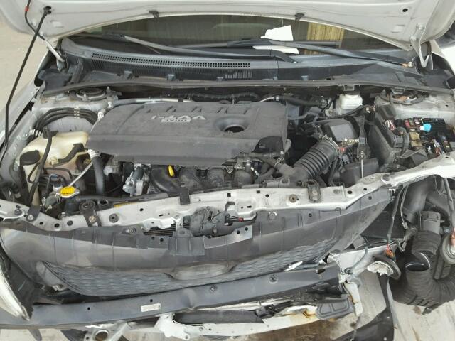 1NXBU4EE4AZ235810 - 2010 TOYOTA COROLLA BA SILVER photo 7