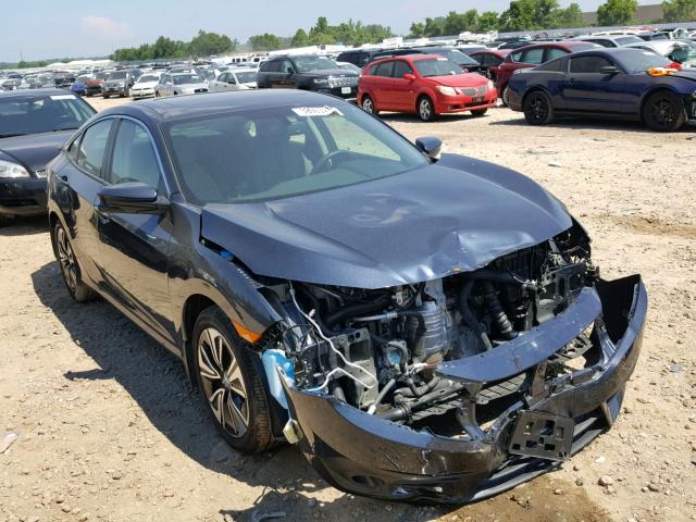 19XFC1F75HE008416 - 2017 HONDA CIVIC EXL BLUE photo 1
