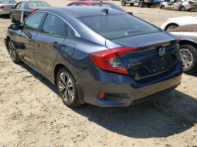 19XFC1F75HE008416 - 2017 HONDA CIVIC EXL BLUE photo 3