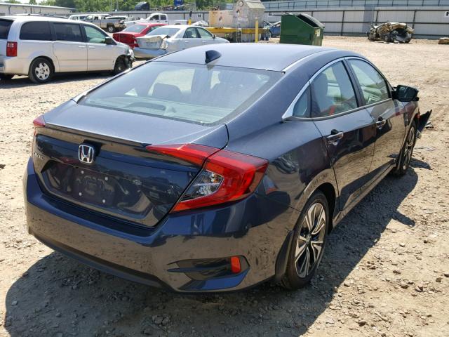 19XFC1F75HE008416 - 2017 HONDA CIVIC EXL BLUE photo 4