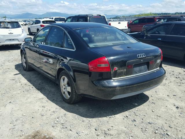 WAUED24B6YN031217 - 2000 AUDI A6 2.7T QU BLACK photo 3