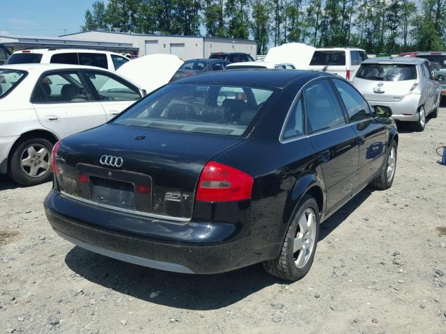 WAUED24B6YN031217 - 2000 AUDI A6 2.7T QU BLACK photo 4