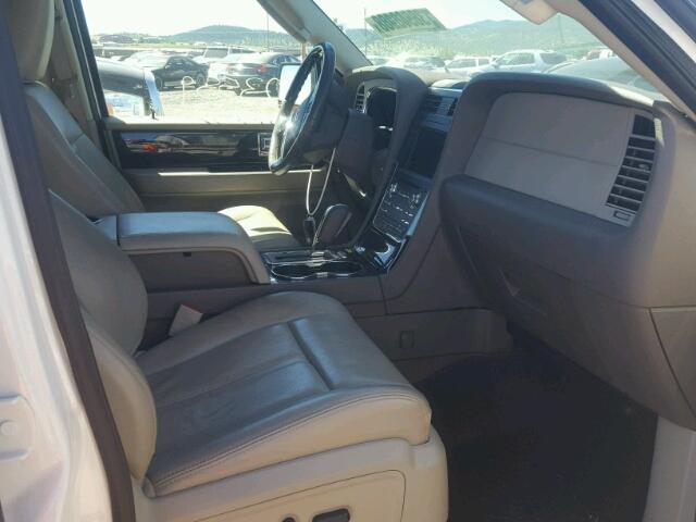 5LMJJ2JT3GEL02717 - 2016 LINCOLN NAVIGATOR WHITE photo 5