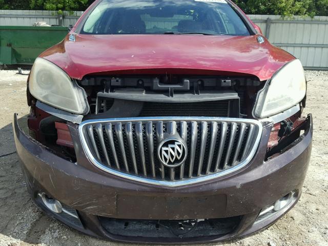 1G4PR5SK0D4235153 - 2013 BUICK VERANO CON RED photo 9