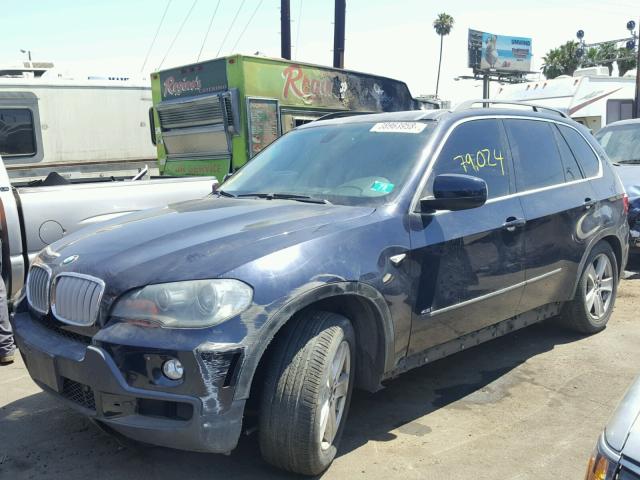 5UXFE83578L163920 - 2008 BMW X5 4.8I BLUE photo 2
