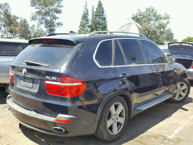 5UXFE83578L163920 - 2008 BMW X5 4.8I BLUE photo 4