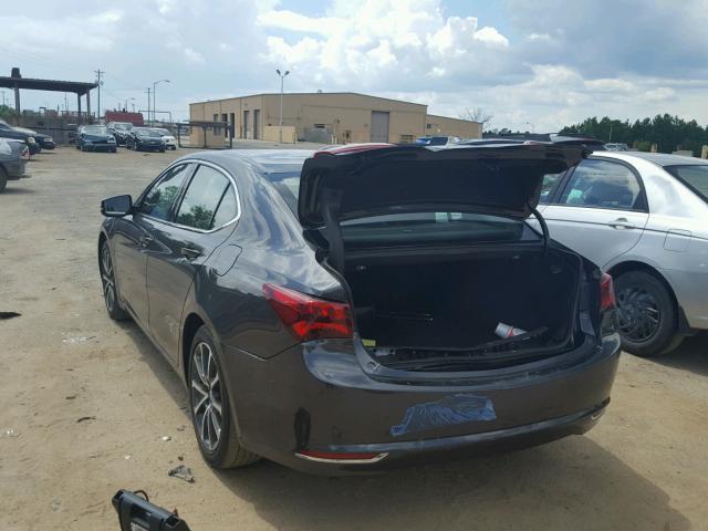 19UUB2F52FA017736 - 2015 ACURA TLX TECH ნაცრისფერი ფოტო 3