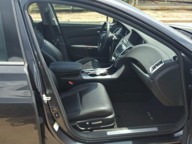 19UUB2F52FA017736 - 2015 ACURA TLX TECH ნაცრისფერი ფოტო 5