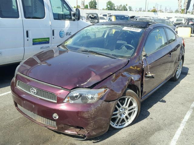 JTKDE167560118656 - 2006 TOYOTA SCION TC 栗色 照片 2