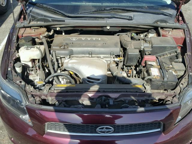 JTKDE167560118656 - 2006 TOYOTA SCION TC 栗色 照片 7