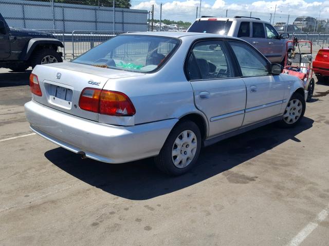 2HGEJ6611XH572160 - 1999 HONDA CIVIC BASE SILVER photo 4