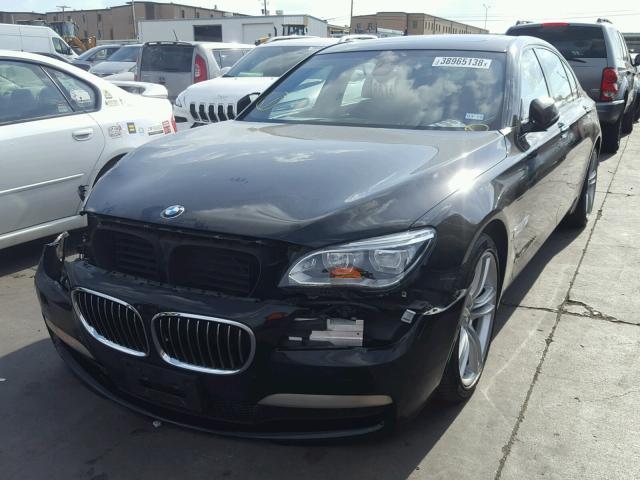 WBAYE8C5XED136157 - 2014 BMW 750 LI BLACK photo 2
