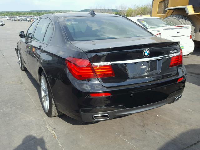 WBAYE8C5XED136157 - 2014 BMW 750 LI BLACK photo 3