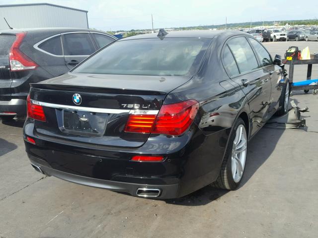 WBAYE8C5XED136157 - 2014 BMW 750 LI BLACK photo 4