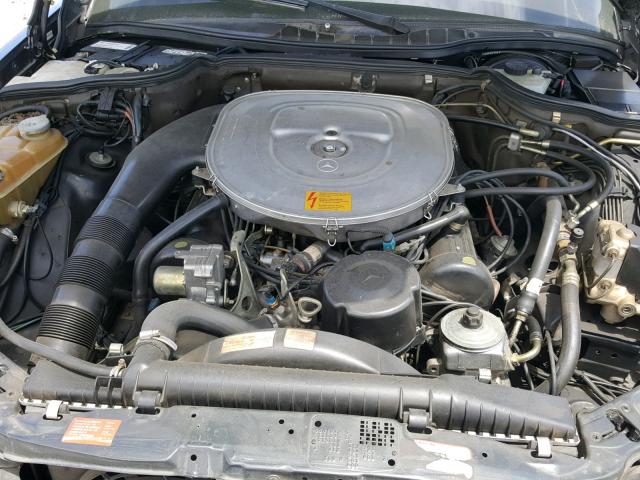 WDBCA35E2MA587414 - 1991 MERCEDES-BENZ 420 SEL GRAY photo 7