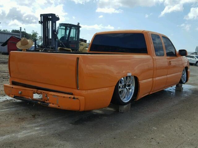 1GCEC19V06Z104896 - 2006 CHEVROLET SILVERADO ORANGE photo 4