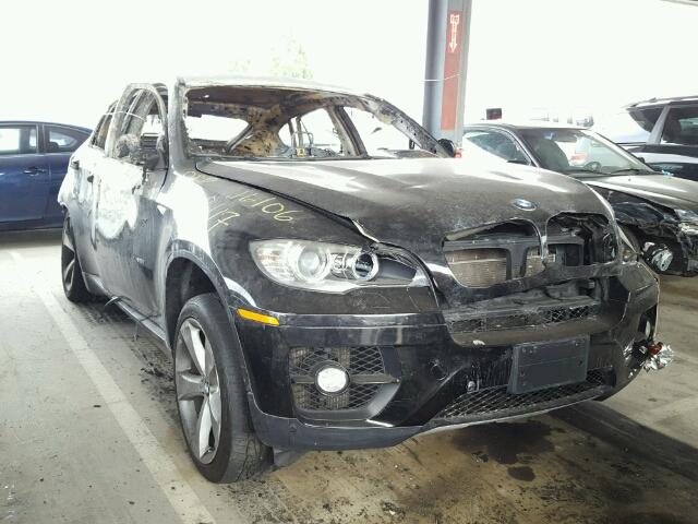5UXFG83589LZ93088 - 2009 BMW X6 BLACK photo 1