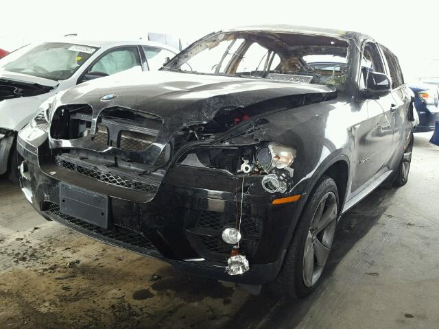 5UXFG83589LZ93088 - 2009 BMW X6 BLACK photo 2
