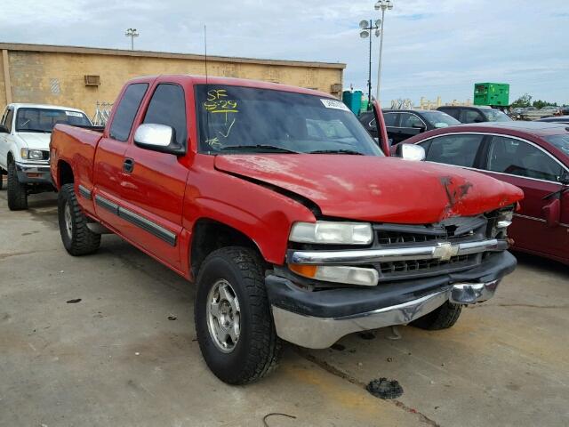 1GCEK19T7YE349321 - 2000 CHEVROLET SILVERADO RED photo 1