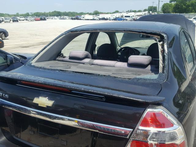 KL1TD56628B235176 - 2008 CHEVROLET AVEO BASE Графитовый фото 9