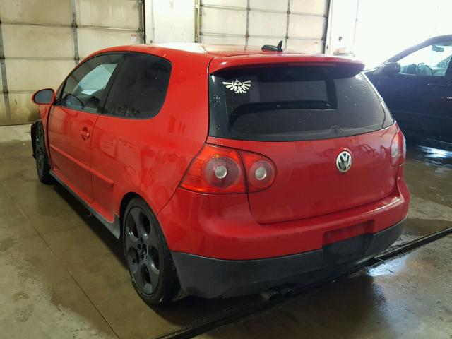 WVWFV71KX6W071569 - 2006 VOLKSWAGEN NEW GTI RED photo 3