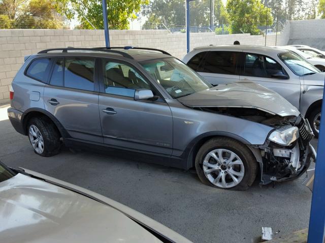 WBXPC93489WJ28735 - 2009 BMW X3 XDRIVE3 Grau Foto 1
