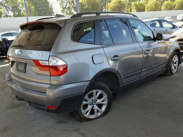 WBXPC93489WJ28735 - 2009 BMW X3 XDRIVE3 Grau Foto 4