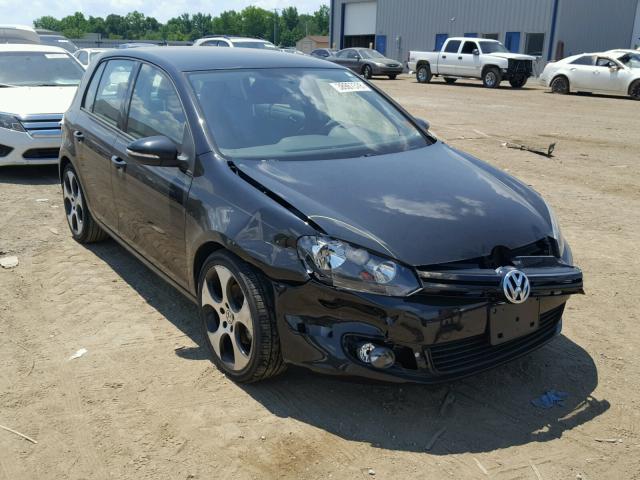 WVWDM7AJ2CW165202 - 2012 VOLKSWAGEN GOLF BLACK photo 1