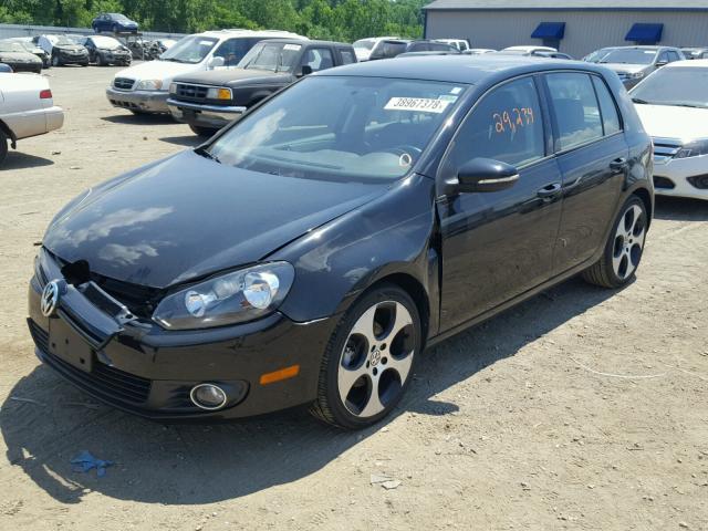 WVWDM7AJ2CW165202 - 2012 VOLKSWAGEN GOLF BLACK photo 2