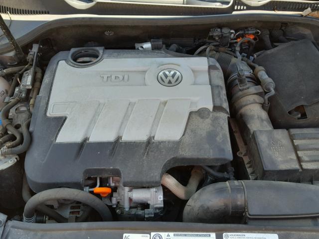 WVWDM7AJ2CW165202 - 2012 VOLKSWAGEN GOLF BLACK photo 7