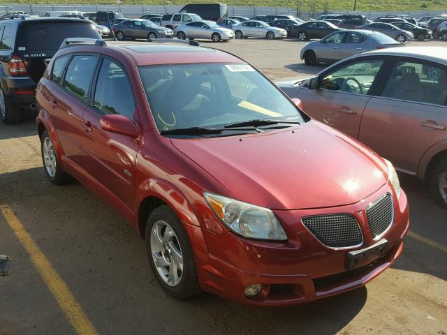 5Y2SL63885Z433962 - 2005 PONTIAC VIBE RED photo 1