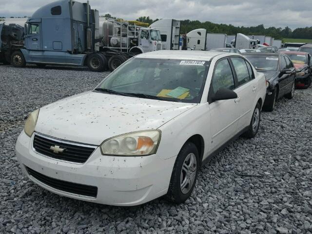 1G1ZS58F87F227086 - 2007 CHEVROLET MALIBU WHITE photo 2