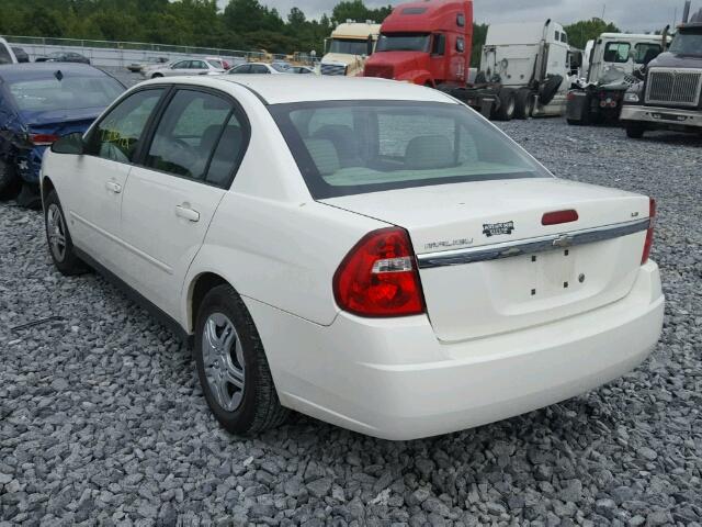 1G1ZS58F87F227086 - 2007 CHEVROLET MALIBU WHITE photo 3