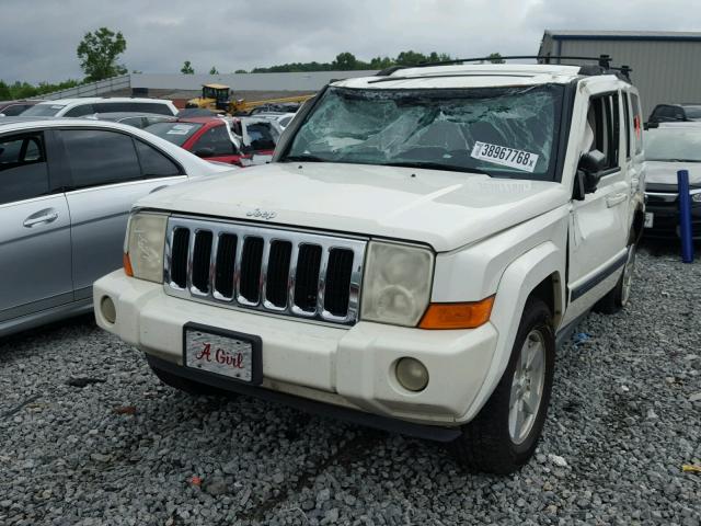 1J8HG48K27C529415 - 2007 JEEP COMMANDER WHITE photo 2