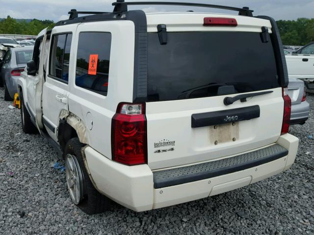 1J8HG48K27C529415 - 2007 JEEP COMMANDER WHITE photo 3