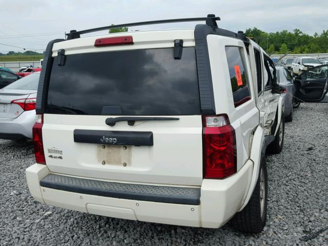 1J8HG48K27C529415 - 2007 JEEP COMMANDER WHITE photo 4