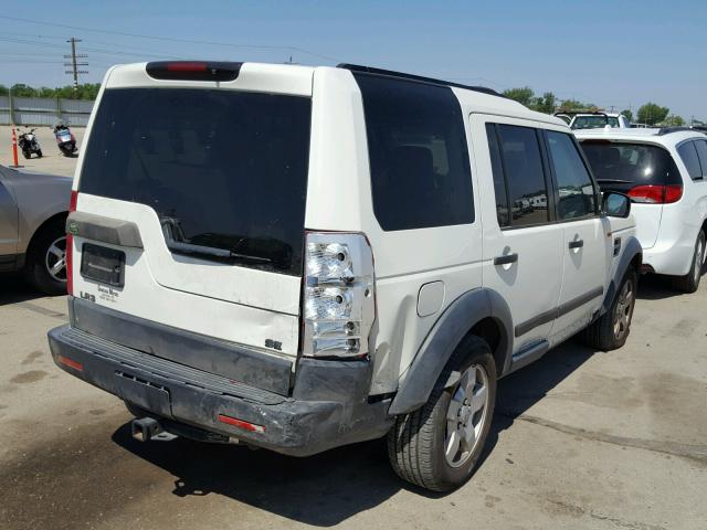 SALAE24475A341484 - 2005 LAND ROVER LR3 SE WHITE photo 4